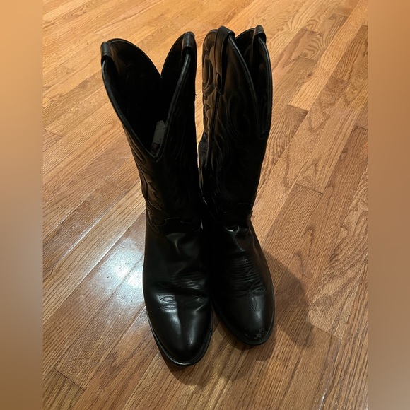 Glide Gear black cowboy boots size 10.5EE men’s Used** - Picture 2 of 7